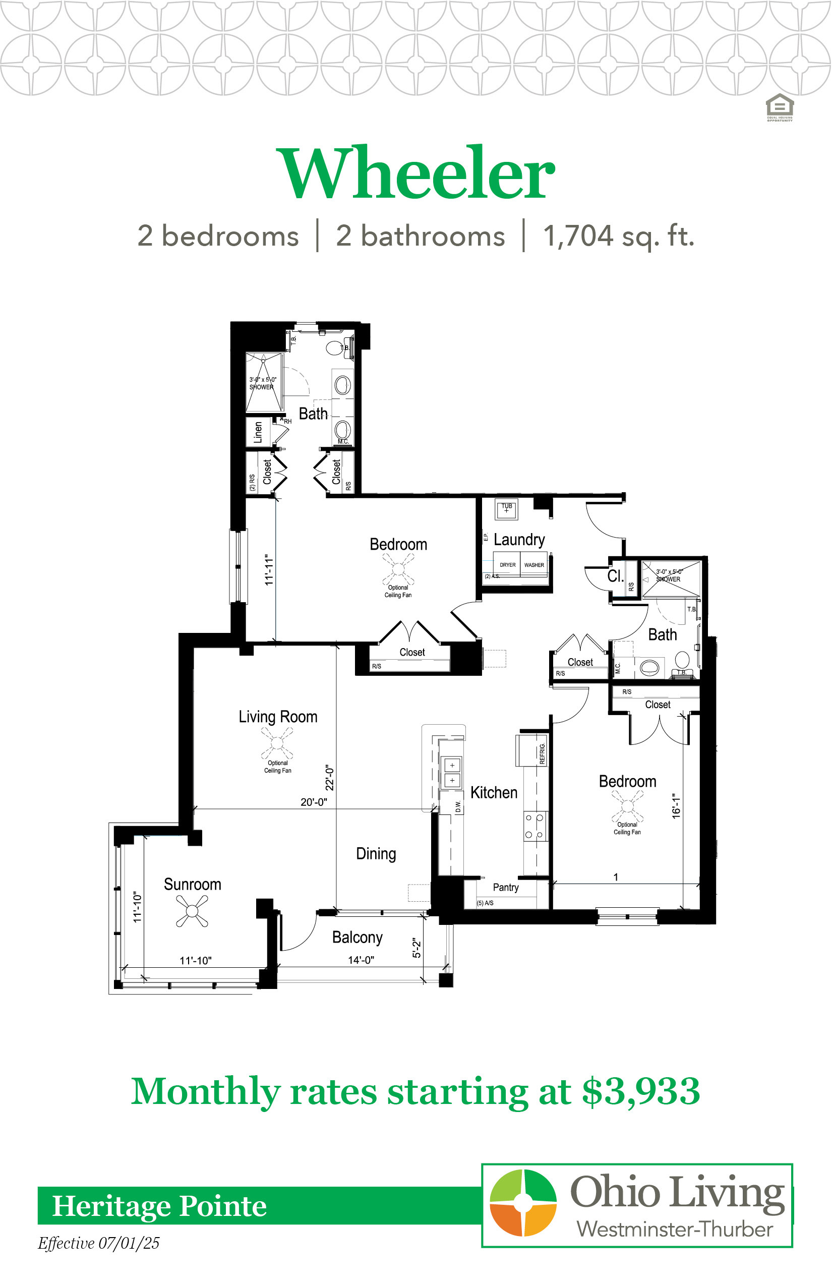 OLWT HP Floor Plans with Price Wheeler