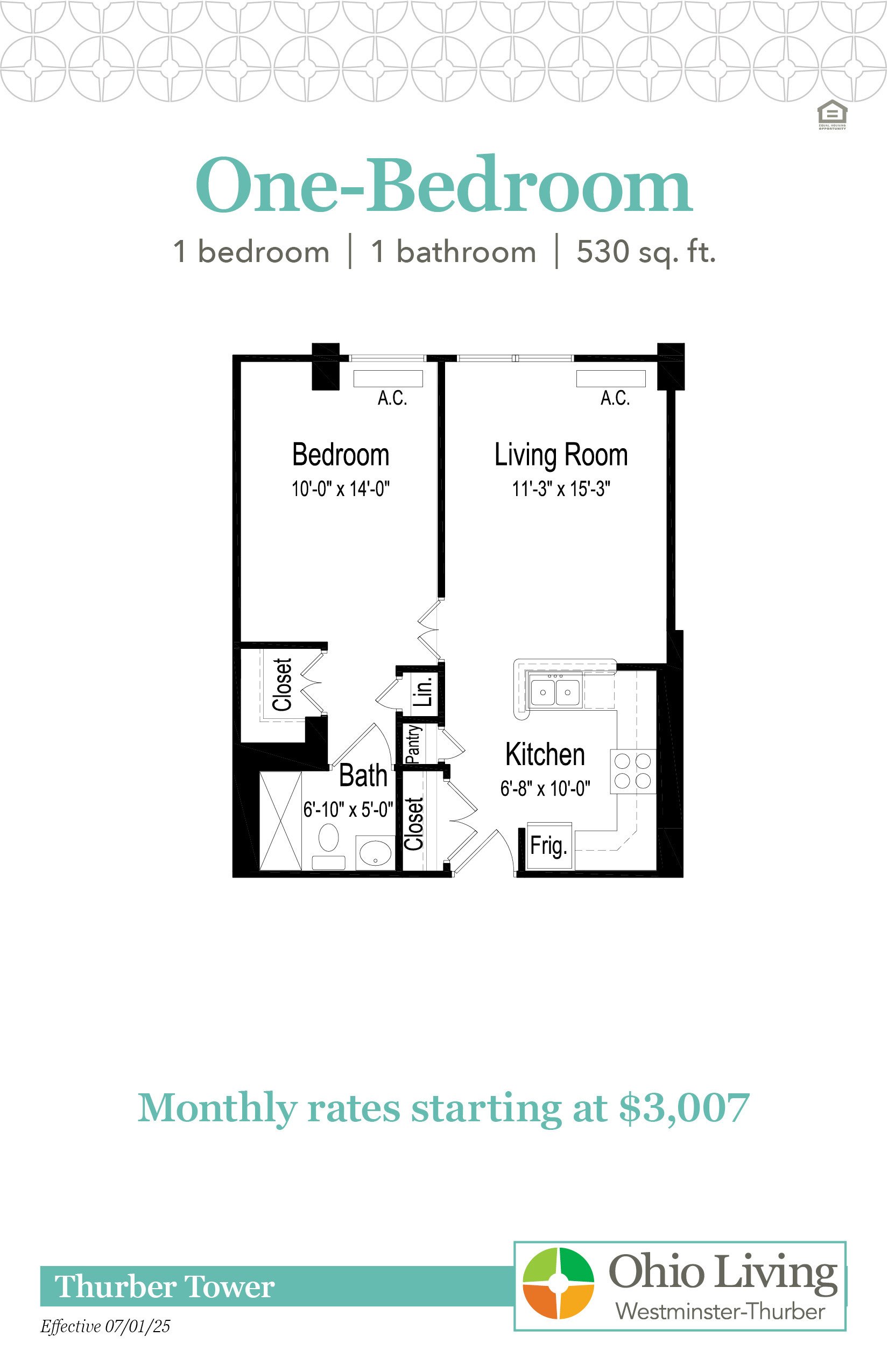 OLWT TT Floor Plans with Price 1BR