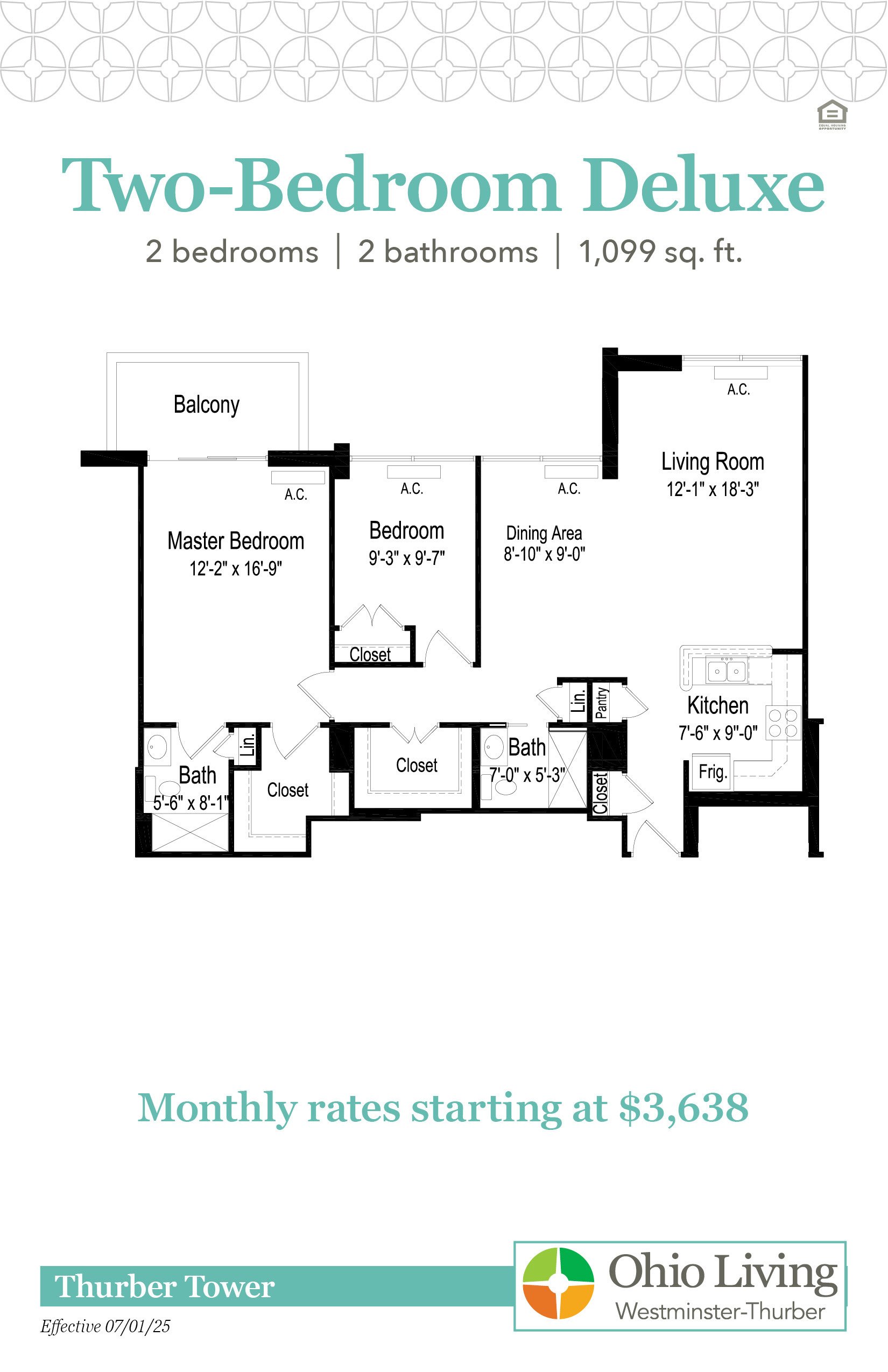 OLWT TT Floor Plans with Price 2BR Deluxe