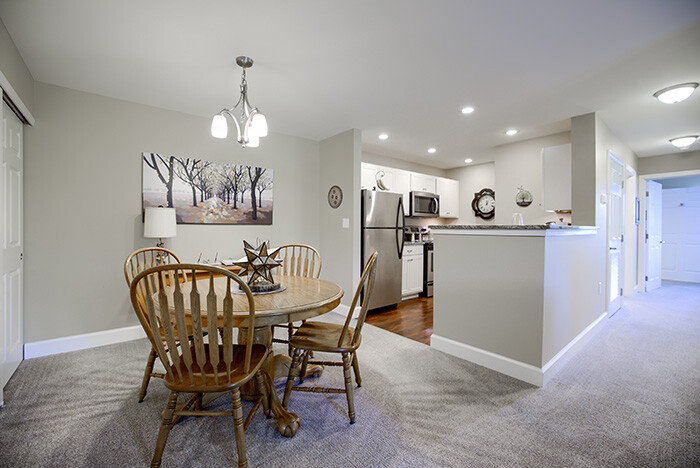 Apartment Home Dining Area and Kitchen