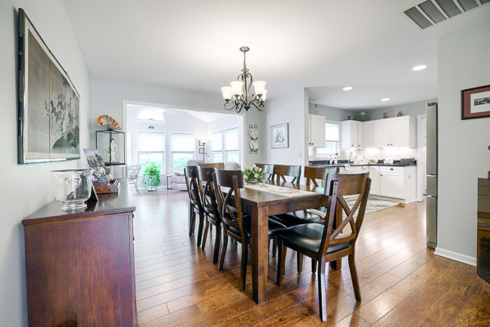 Ranch Home Dining Area
